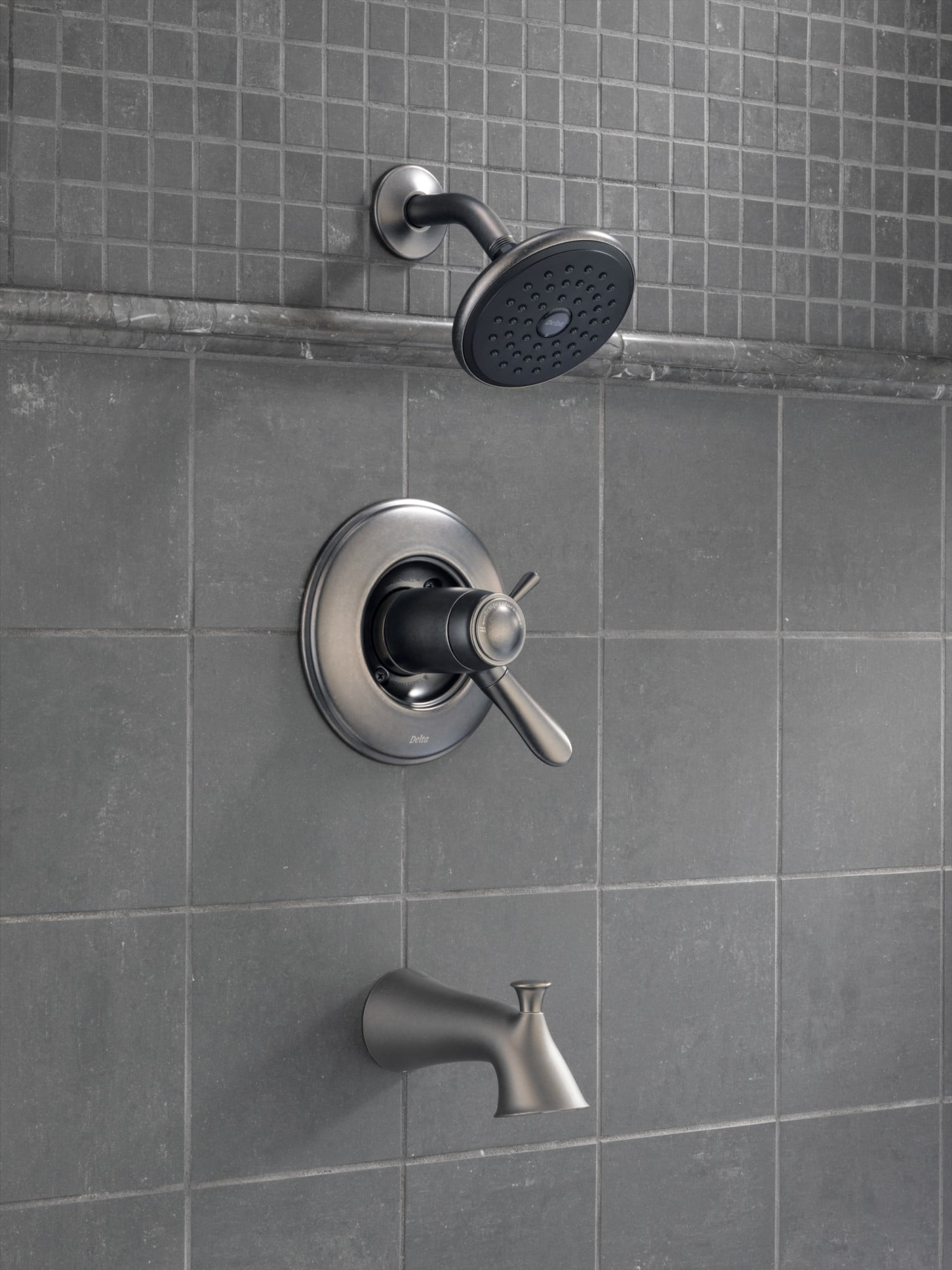Delta T17T438 Lahara Tempassure 17T Series Dual Function Thermostatic Tub And Shower -