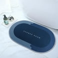 thumbnail image 7 of 15.8x23.6in Super Absorbent Bath Rug - Silicone Non-Slip Shower Mat for Bathtub, 7 of 7