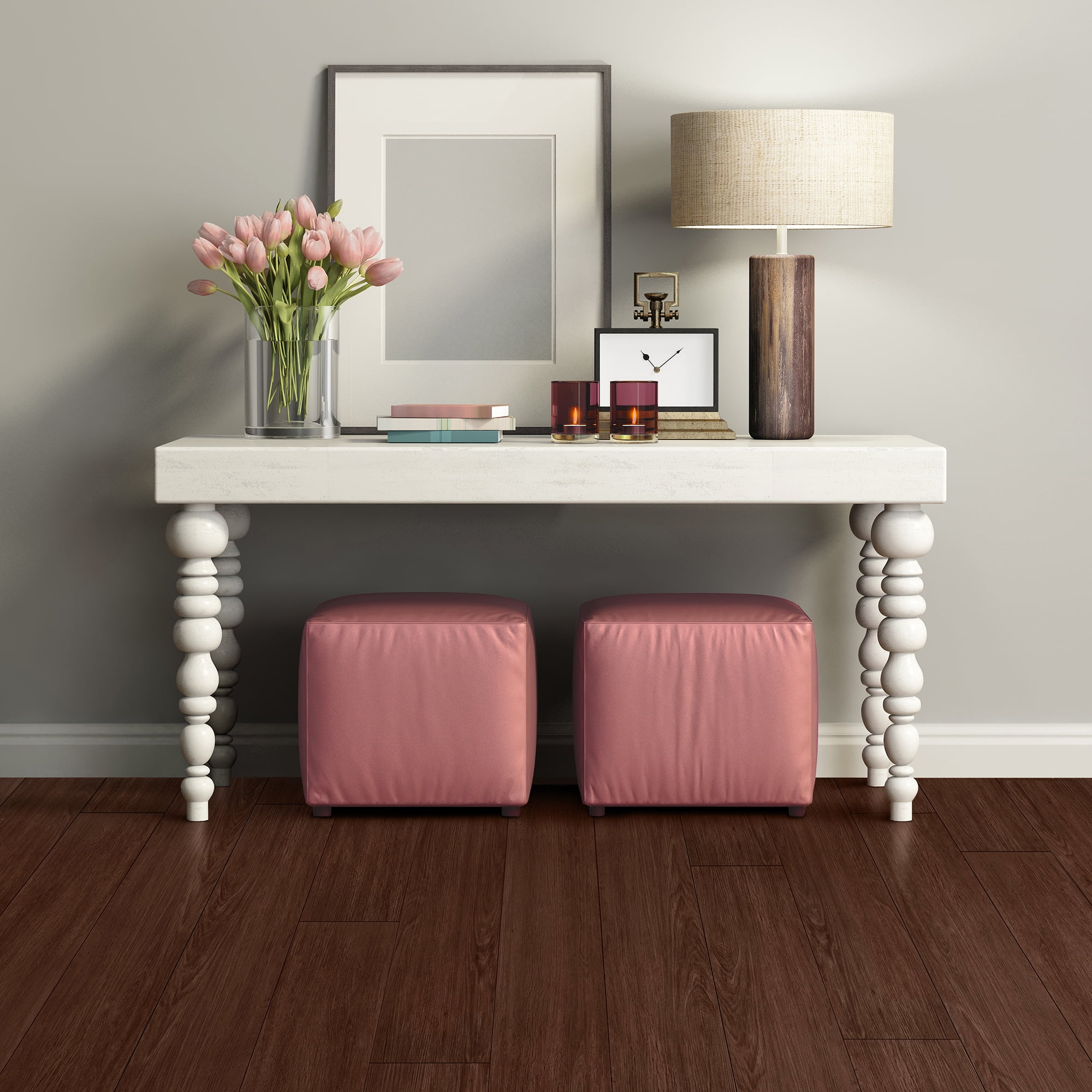 Achim Flex Floor Looselay Vinyl Plank - 8 Planks/24 Sq ft., 9 x 48, Espresso Walnut