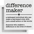 thumbnail image 2 of Zomyto 5"x5" Funny Office Gifts for Coworkers Difference Maker Definition Wooden Box Sign Home Office Desk Decor Thank You Retirement Gifts, 2 of 6