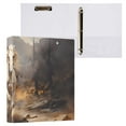 thumbnail image 3 of Run White Horse 3 Ring Binders 1.5 inch Hardcover File Folders with Interior Pockets A4 Size Organizer for School Office Hospital, 3 of 8