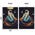 thumbnail image 5 of FORMRS Acrylic Clipboard with Low Profile Clip Standard A4 Letter Size, 12.5" x 9", Black Astronaut Record, 5 of 8
