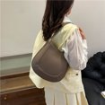 thumbnail image 4 of Bolsa de hombro PU cuero de cuero diseñador de bolso de bolso Crossbody for Women Gray, 4 of 9