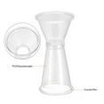 thumbnail image 5 of Uxcell Measuring Cup 20ml/10ml PC Plastic Double Head Beaker Clear 5 Pack, 5 of 5
