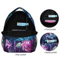thumbnail image 3 of Mochila escolar KEIGE con diseño de calavera y mariposas 2110004, 3 of 3