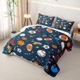 thumbnail image 3 of Erosebridal Multi Sport Ball Cartoon Twin Quilt Set,Football Basketball BallTwin Coverlet Set For Boys,2 Pieces, 3 of 7