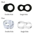 thumbnail image 3 of Transparent Bedroom Anti-collision Ring Protection PVC Doors Guard Door Stopper Handle Bumper Wall Protector Stop Bumper CLEAR 1PCS DOUBLE HOLE, 3 of 8