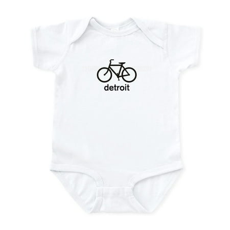 

CafePress - Bike Detroit Infant Bodysuit - Baby Light Bodysuit Size Newborn - 24 Months