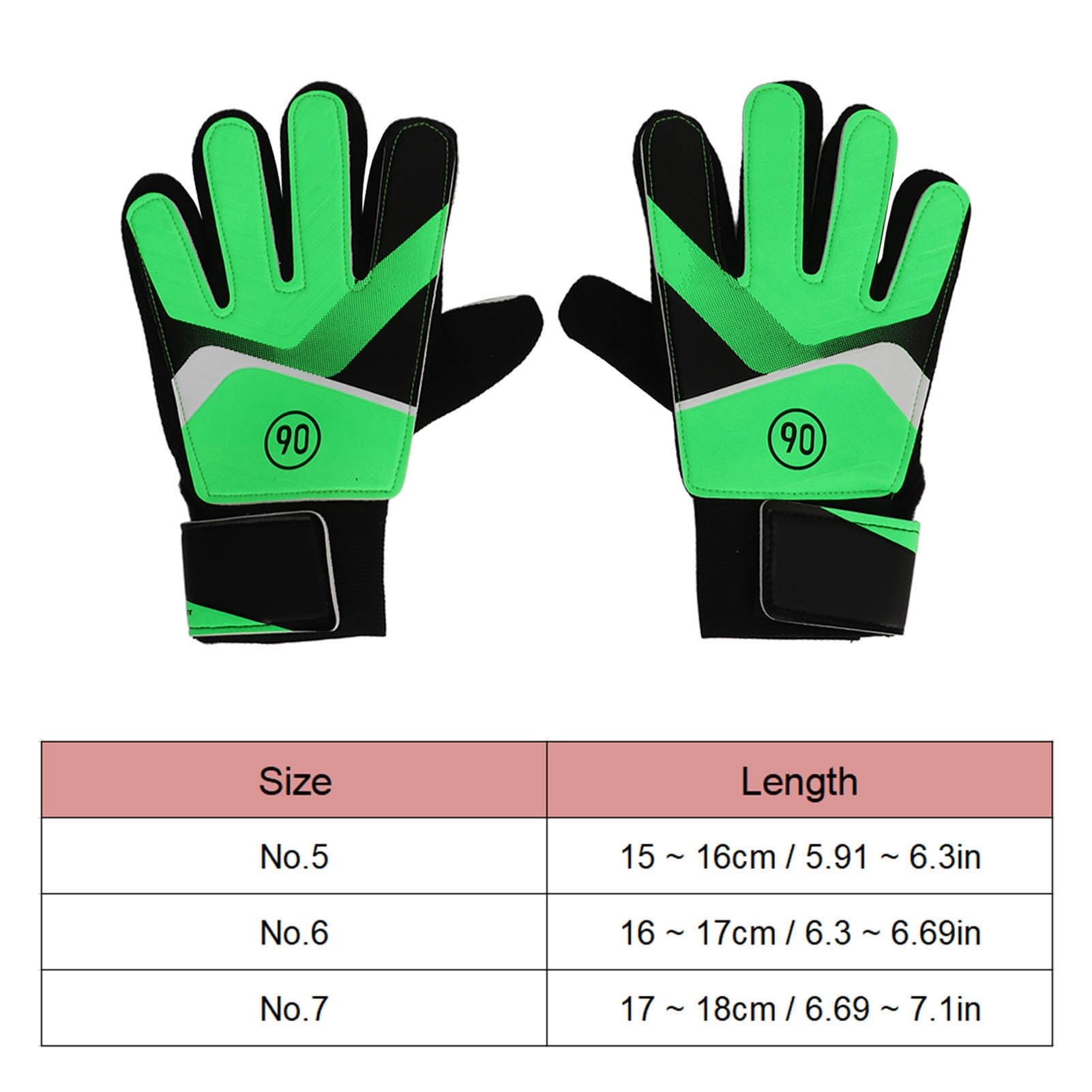 Guantes de portero Jadeshay para niños 1 par de guantes de látex ...
