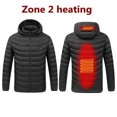 thumbnail image 1 of Chaquetas térmicas con capucha para hombre, abrigo con batería eléctrica USB, mangas largas, ropa cálida de invierno para exteriores, nuevo, 1 of 4