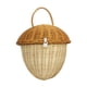 thumbnail image 1 of Cesta de ratán tejida Cesta de almacenamiento versátil Bolso de mano Cesta de flores práctica y portátil Cesta de picnic con asa, 1 of 9