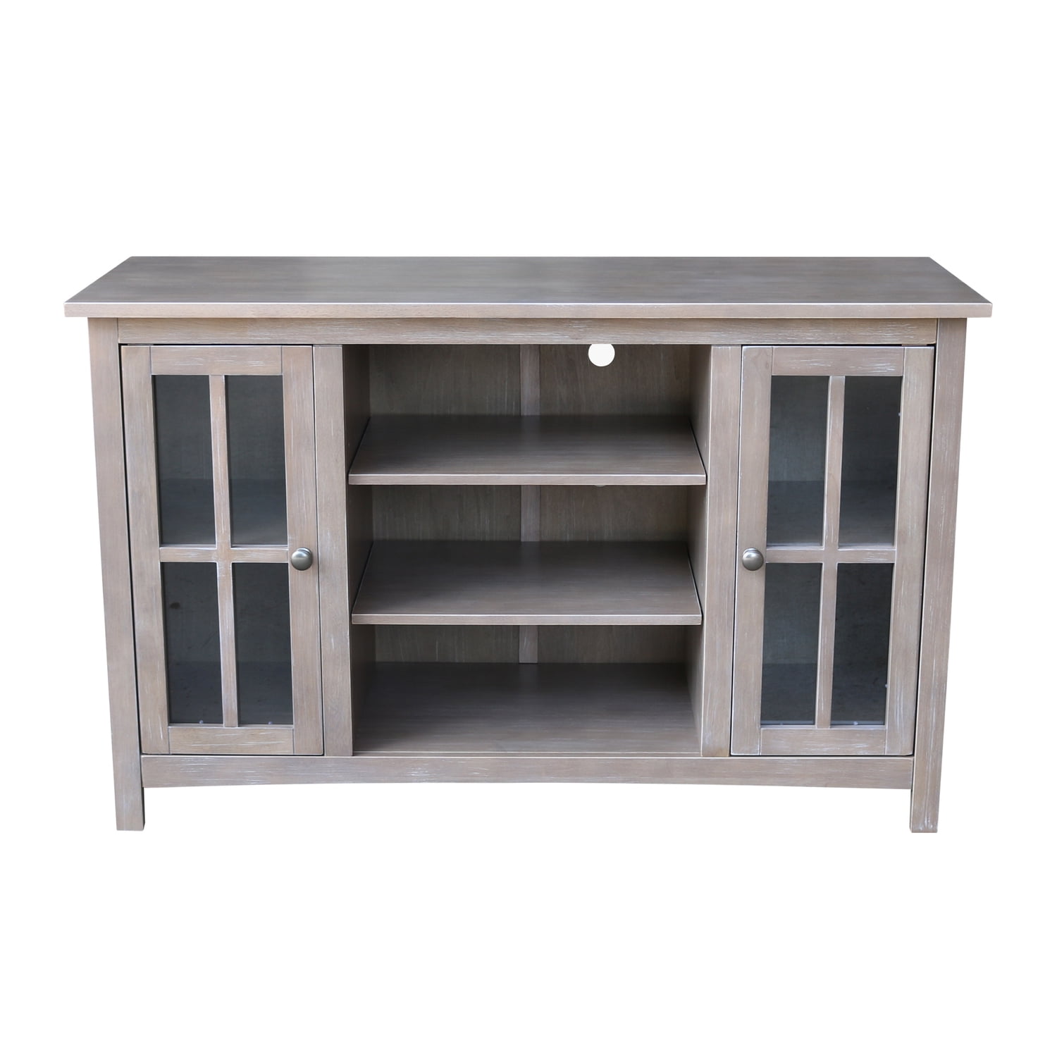 International Concepts 48" TV Stand in Washed Gray Taupe