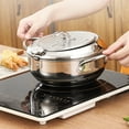 thumbnail image 3 of Maytalsory Casserole à Friteuse Profonde en Acier Inoxydable avec Grille de Filtration Maître de la Friture Robuste, 3 of 6