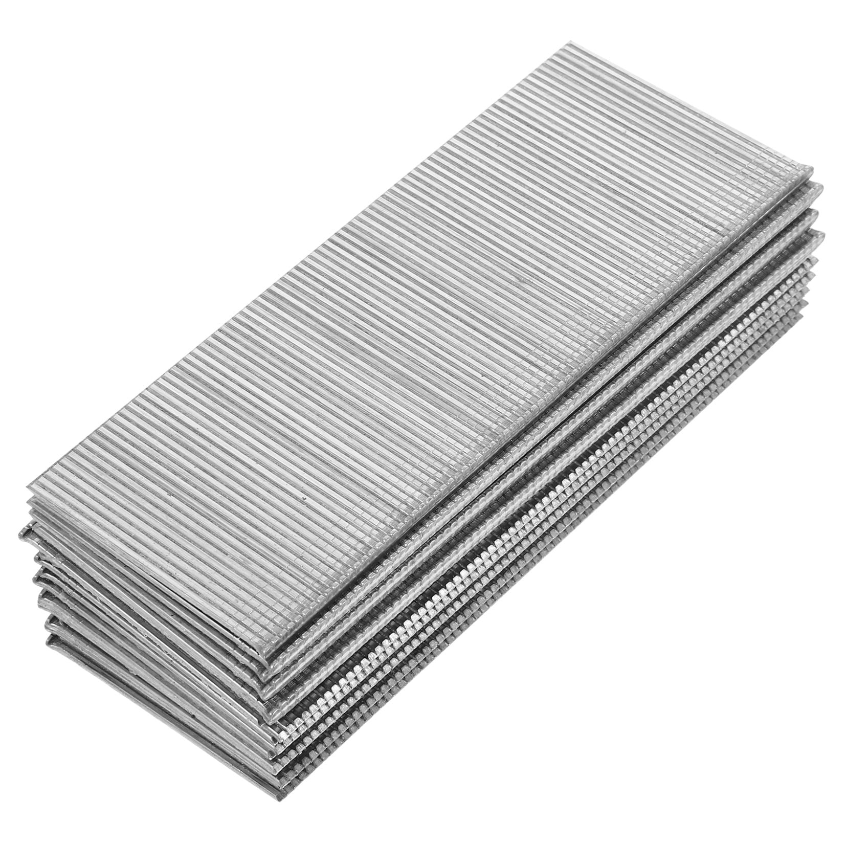 GOOHOCHY Straight Nail Pins 1600pcs Finish Straight Nails Fasteners For Woodworking And Trim Projects For Cabinets And Furniture Silver