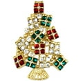 thumbnail image 3 of Charter Club Gold-Tone Multi-Crystal Gift Tree Brooch – Gold, 3 of 3