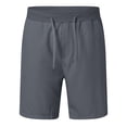 thumbnail image 1 of Pantalones cortos deportivos transpirables para hombre: cintura media, cordón elástico, running/fitness/ciclismo, para todo el verano, 1 of 5
