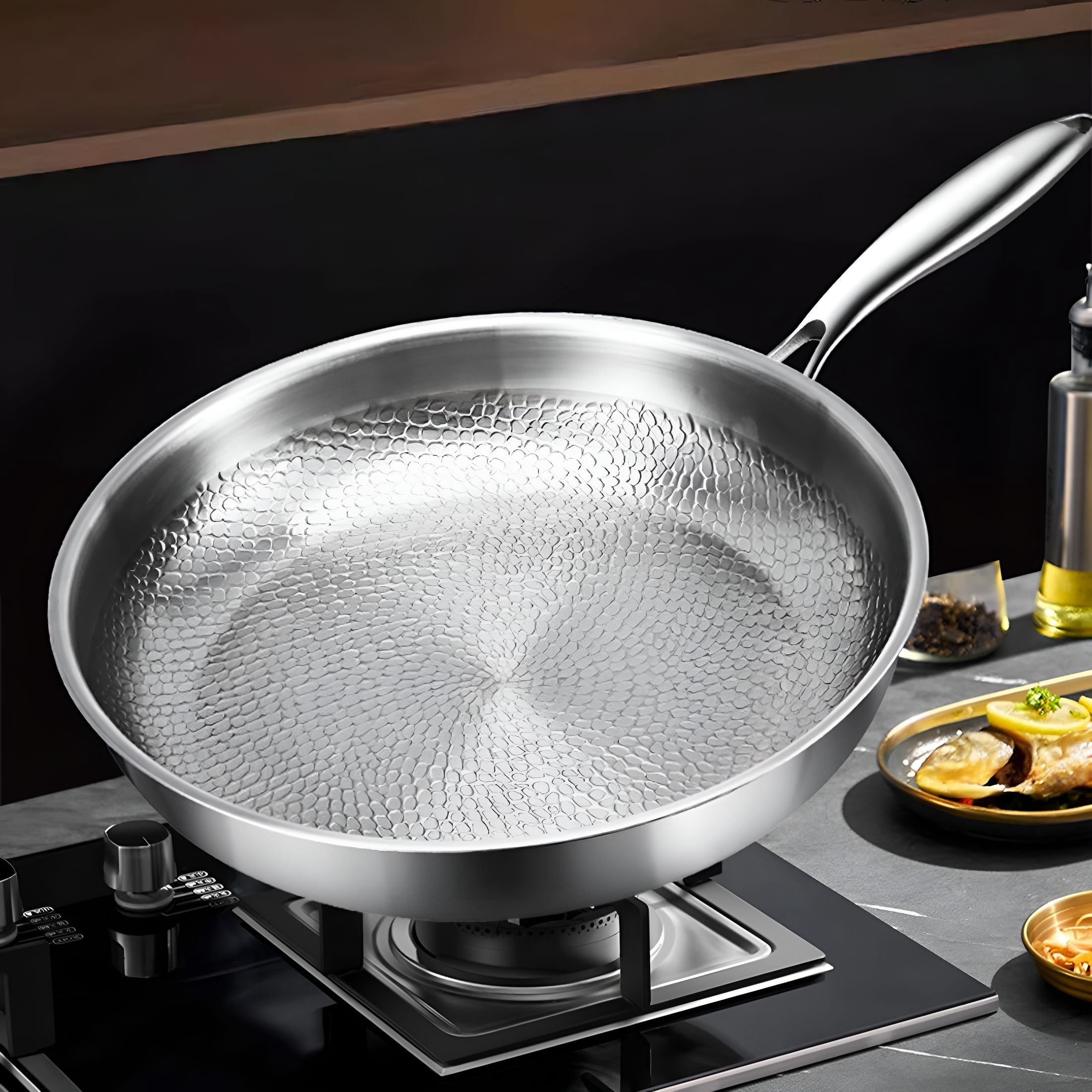 ACDANC 2026 New Titanium Nutri Pan with Lid,Multifunctional Pots and Pans Set,Scratch-Resistant Non Stick Titanium Frying Pans for Cooking Non Stick Pot(11.02In/28Cm)