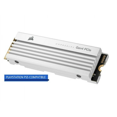 Corsair MP600 PRO LPX M.2 2280 1TB PCIe Gen4 x4 NVMe 1.4 3D TLC Internal Solid State Drive up to 7,100MB/sec (SSD) CSSD-F1000GBMP600PLPW - Optimized for PS5