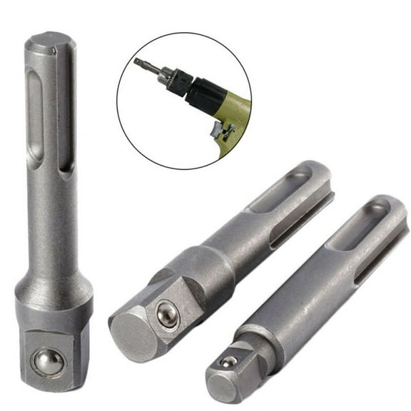 1Pc Sds Adapter Socket Driver Drills Bit Adaptor 1/4" 3/8" 1/2Inch Hex Shank Chuck Adaptor Power Tool Accessory For Driver Drill B Smile Home