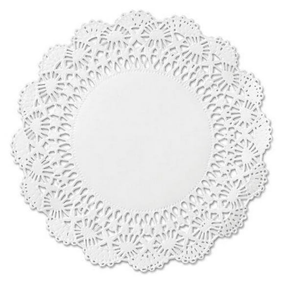 Cambridge Lace Doilies, Round, 12", White, 1000/carton