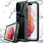 HJHStar iPhone 13 Mini Durable Case, IP68 Waterproof Shockproof Dustproof Rugged Case with Built-in Screen Protector,