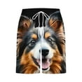 thumbnail image 4 of Oplxuo Men's Funny Dog 3D Graphic Beach Shorts Elastic Waist Drawstring Lightweight Summer Casual Shorts with Pockets, 4 of 4
