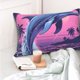 thumbnail image 4 of Fotbe Hawaiian Beach Dolphin Funda de Almohada Decorativa Estilo Occidental, Lujo en Algodón, Fundas para Almohadas King, Cojín Estampado para Decoración del Hogar-16"x24", 4 of 6