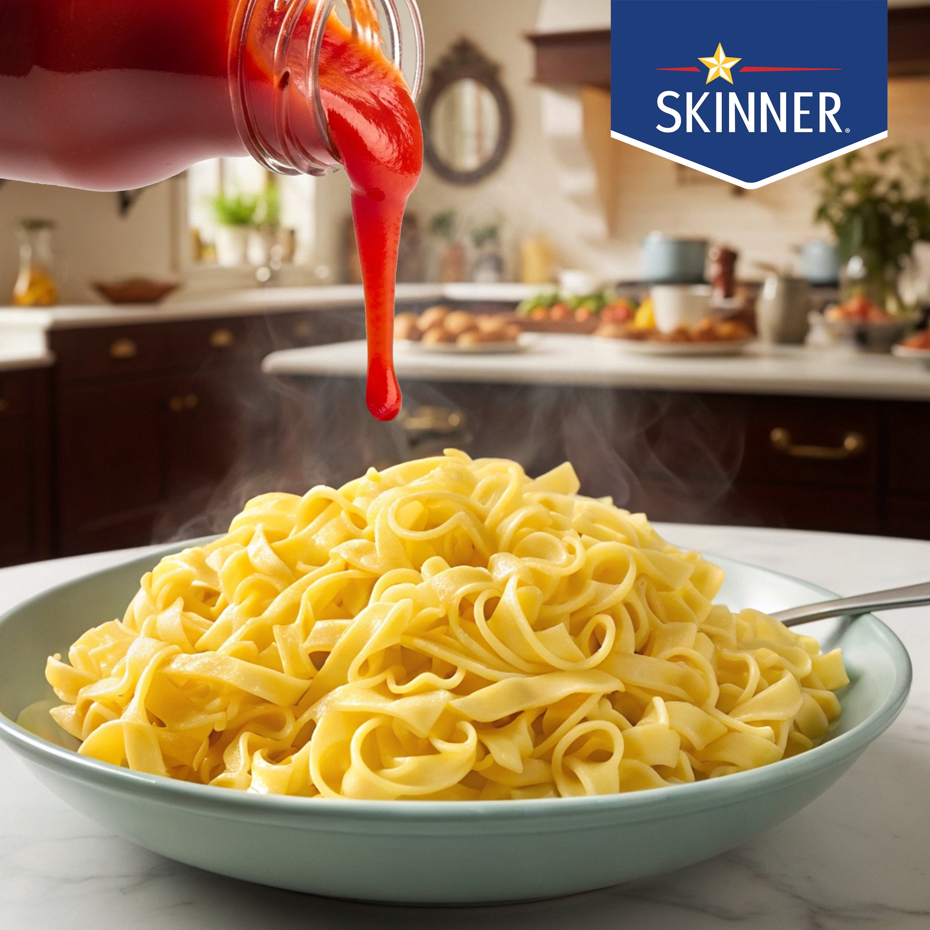 Skinner Extra Wide Egg Noodle Pasta, 12 Pack (12 oz Each) – Pantry Staple for Casseroles, Soups & Satisfying Meals