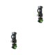 thumbnail image 3 of Greeniant Soporte para teléfono móvil de bicicleta 360 grados ajustable bicicleta de montaña motocicleta manillar anticaída soporte de carretera Verde con luz 2piezas Greeniant CBP284669, 3 of 5