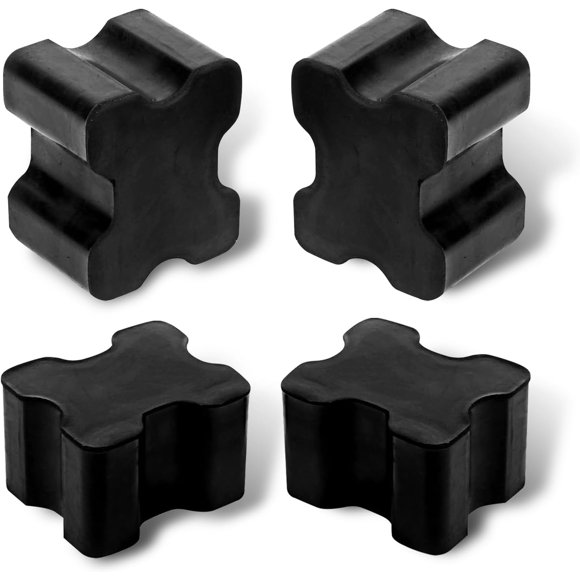 shiyou-4 PCS Car Coil Spring Spacer, Heavy Duty Rubber Spring Supercharger Kit, Portable Front Coil Spring Shock Absorber Rubber Block, Replace Accessories for Most Cars, SUVs, Trucks (Black)