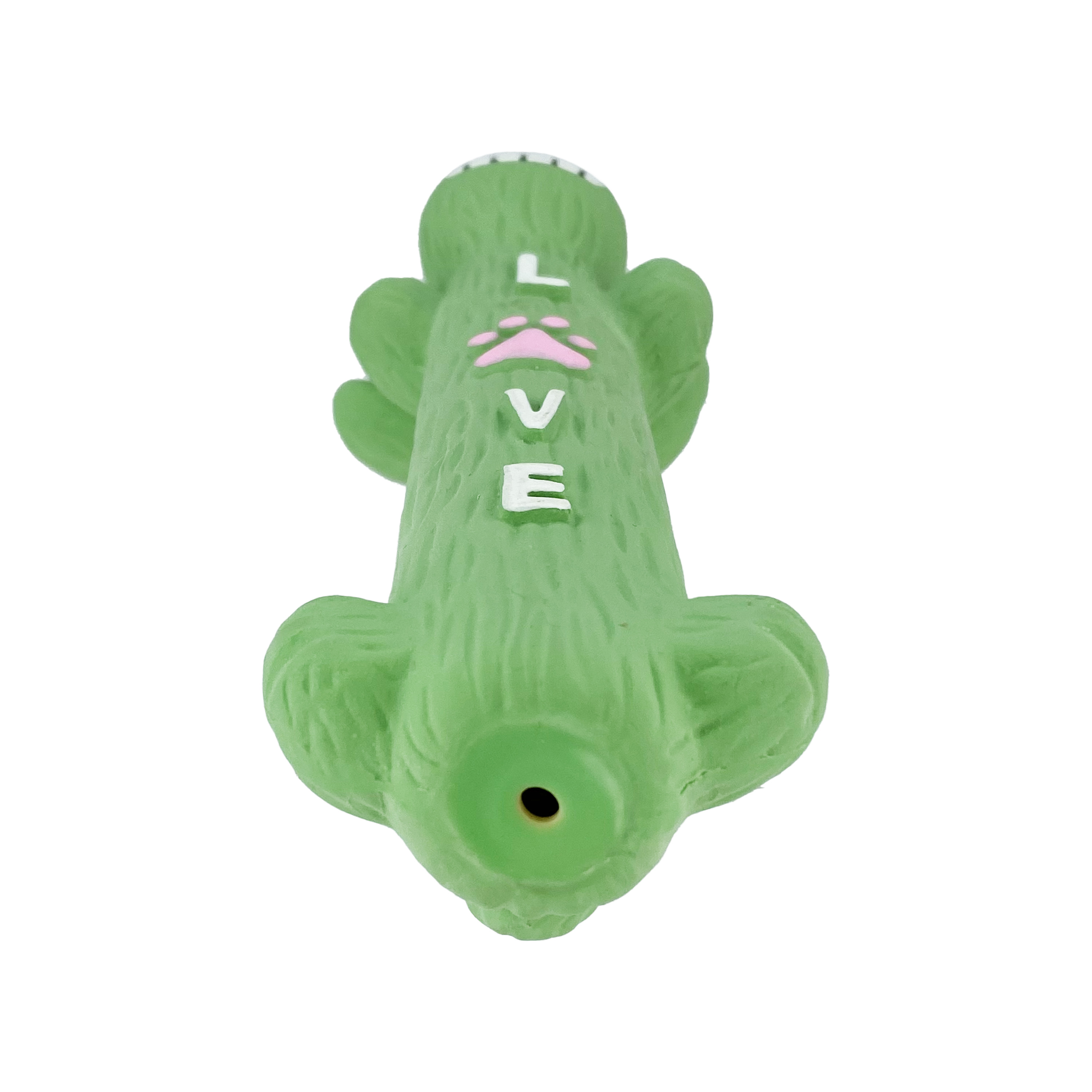 Multipet Loofa Latex Smiling Plush Dog Toy, Green - image 5 of 9