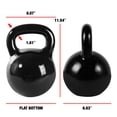 thumbnail image 5 of CAP Barbell Cast Iron Kettlebell, Black, 80LBS, 5 of 8