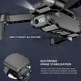 thumbnail image 5 of Black Foldable Drone With Dual Hd Camera Aerial Photography Optical Flow Hover Stable Four-Axis Rc Toy Aircraft With Spare Blades And Storage Bag, 5 of 6