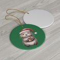 thumbnail image 3 of Otter Ornament Funny Ocean Christmas Tree Decoration Cute for Sea Lover Adorable Xmas Gift Idea Present White Elephant Secret Santa Animal, 3 of 3