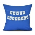 thumbnail image 2 of Simply Daisy, Banner Day Word Print Outdoor Pillow, 2 of 2