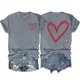 thumbnail image 1 of Tops Cortos para las Mujeres, Casual Impreso Delantero Corto Espalda Larga Manga Corta Raglan Cuello Redondo Blusa Hecha de Poliéster, Tops Largos para las Mujeres, 1 of 3