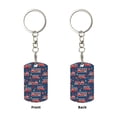 thumbnail image 2 of Wukai Fire Truck 1 Print Rectangular Metal Keychain: Sleek and Durable Key Ring for Securely Holding Keys Perfect for Everyday Use, 2 of 5
