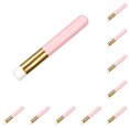 thumbnail image 2 of Minnieouse Champú de pestañas para extensiones de pestañas limpieza profunda cepillos de nariz removedor de espinillas de cejas cabeza de flor plana Type2 NO2 Minnieouse CBP231233, 2 of 5
