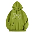 thumbnail image 1 of Chandail à Capuche pour Femmes, Manches Longues, Motif Sportswear, Mode 2025, Décontracté, 1 of 6