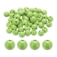 thumbnail image 1 of Uxcell 50 piezas de cuentas de madera verde claro de 20 mm, cuentas redondas sueltas con agujero grande para hacer joyas, collares y pulseras., 1 of 7