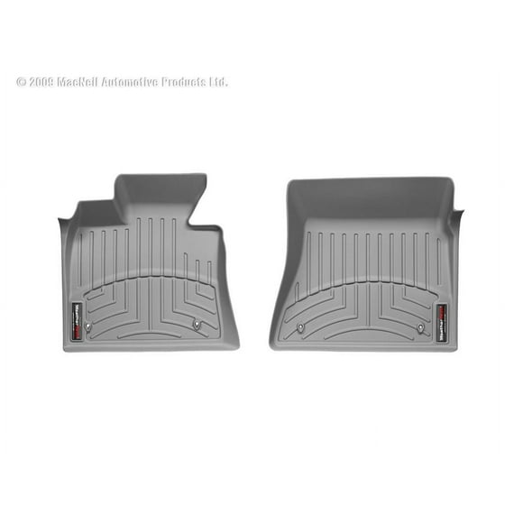 Weathertech Floor Liner 4614281 FloorLiner; Molded Fit; Gray; Thermoplastic Polyolefin TPO; 2 Piece