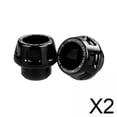 thumbnail image 1 of Colaxi 2xUniversal Motorcycle Front Fork Frame Sliders Sturdy Accessory CNC Aluminium Black, 1 of 8