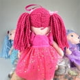 thumbnail image 7 of Plumora Pigtail Rag Doll Stuffed Animal - Soft Cute Plushie for Girls, Unlabeled Play Toy, Great for Collection, Cuddles, and Kids Toys, 7 of 7
