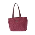 thumbnail image 4 of Bolso tote para mujer, multiusos, regalo, bolso de mano informal para el trabajo, playa, las y los viajes. Rojo, 4 of 8