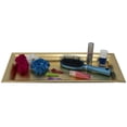 thumbnail image 3 of Home Basics Plastic Vanity Tray, Gold, 3 of 5