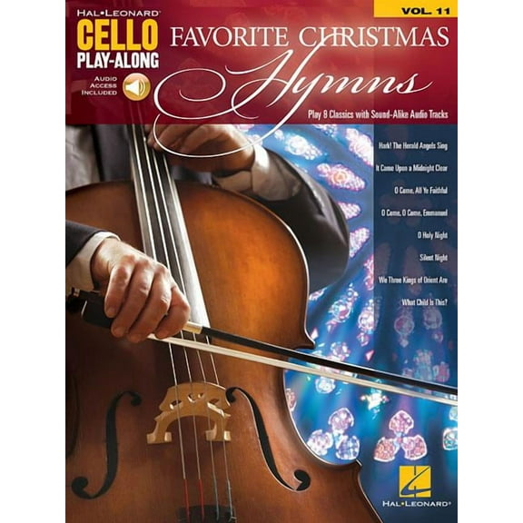 Favorite Christmas Hymns: Cello Play-Along Volume 11