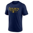 thumbnail image 2 of Men's Navy Notre Dame Fighting Irish Fearless Start Tri-Blend T-Shirt, 2 of 3