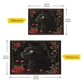 thumbnail image 5 of WOBOGO Red Rose Black Cat Pattern Jigsaw Puzzle Challenge 500 Piece Jigsaw Suitable for Game Night Finished Size 20.5 x 14.9in, 5 of 9