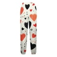 thumbnail image 4 of miqiqism Clearance Woman Cute Heart Sweatpant High Waisted Drawstring Pants Fashion Joggy Trousers Lady Casual Yoga Lightweight Pant with Pockets 2025 Trendy Valentines,07_Multicolor,Small, 4 of 5