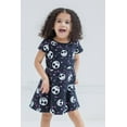 thumbnail image 2 of Disney Nightmare Before Christmas Jack Skellington Toddler Girls French Terry Skater Dress, 2 of 5